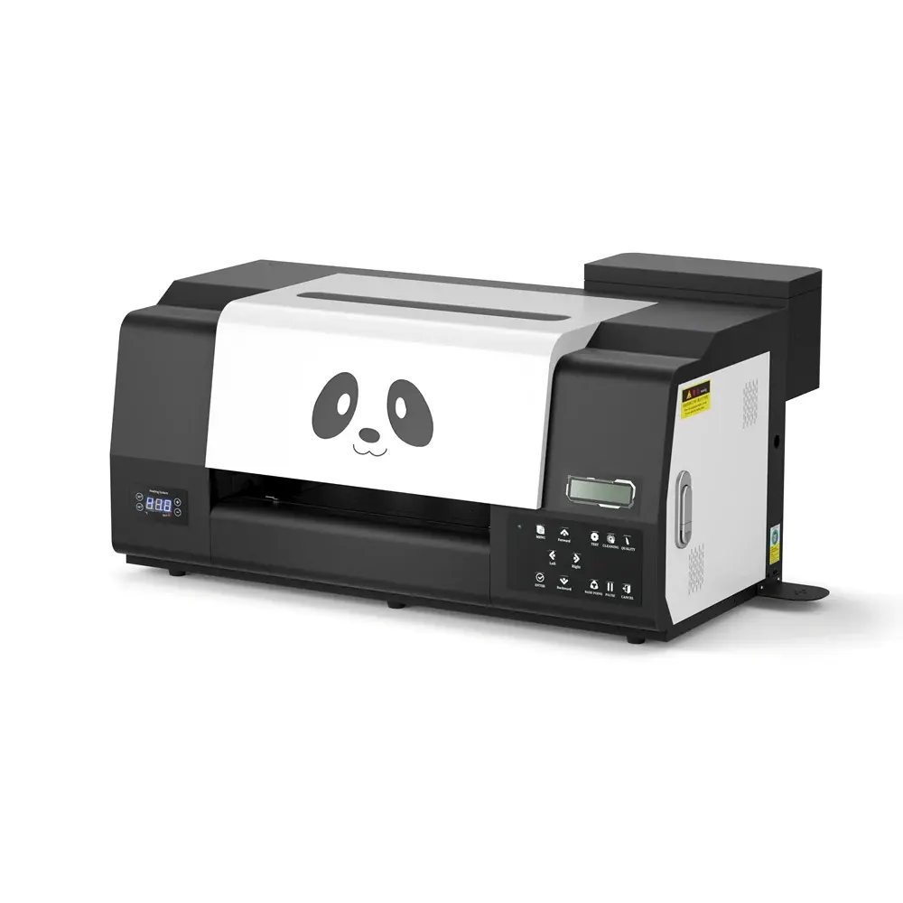 Impressora DTF XP600 33cm para tecidos têxteis ilimitados, máquina de impressão de roupas, cabeças duplas de impressão, DTF PRO