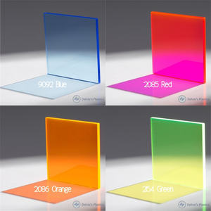 Xishun pannello di parete in lamiera acrilica fluorescente colata di colore fogli acrilici 4 x8ft vetro lucido - Product Image 3