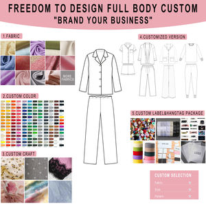 Conjunto de Pijamas Personalizados HUOYOUNG <span class=keywords><strong>para</strong></span> Mujer, Pijamas Femeninos Suaves de 3 Piezas, Conjunto de Pijamas de Seda Satén con Estampado Floral por Sublimación - Product Image 4