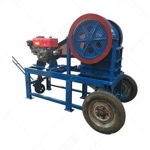 เครื่องบดหินแกรนิตแบบกรามประสิทธิภาพสูง ห้องบดละเอียด ใช้เครื่องยนต์ดีเซล สำหรับหินบะซอลต์ขนาดเล็ก ราคาประหยัด - Product Image 3