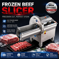 Machine à découper la viande congelée de qualité supérieure, en acier inoxydable, équipement de transformation du bœuf, haute efficacité