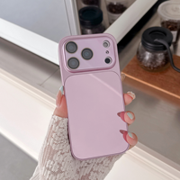 Étui de téléphone effet miroir pour iPhone 18Pro 17, 16, 15, 14, 13, 12, 11Pro Plus, étui de téléphone anti-chute