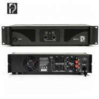 Amplificateur de puissance de classe H OEM ODM 2x1200W 8 Ohms, performance fiable et intégrité linéaire de qualité studio