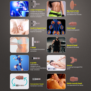 Outil d'ajustement chiropratique électrique, 10 têtes, activateur en acier inoxydable, équipement de correction corporelle pour la maison/le bureau/les voyages - Product Image 5