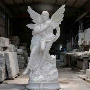 Estátua de Anjo Moderna em Mármore Personalizada para Jardins, Vilas, Parques e Escolas - Product Image 3