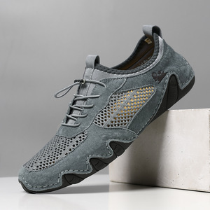 Baskets décontractées pour hommes, grande taille, tige en microfibre respirante, fermeture élastique, bout rond, semelle extérieure en caoutchouc, été Octopus - Product Image 2