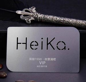 บัตรธุรกิจโลหะ NFC สแตนเลสเปล่า ราคาประหยัด สำหรับสลักเลเซอร์ - Product Image 3