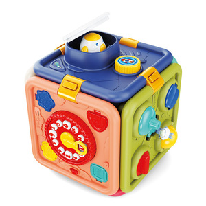 EPT 6 in 1 Multifunction Kids Early Educational Montessori Sensory Learning <b>Toys</b> Baby Activity <b>Cubes</b> - Product Image 2