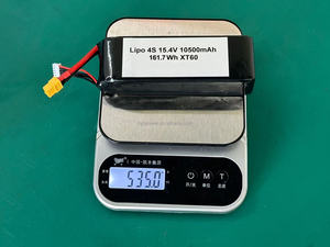 Baterai Lipo 4S HV 15.4V 10500mAh 161.7Wh XT60 Tegangan Tinggi untuk Drone UAV Survei Pertanian Ringan dan Terbang Jarak Jauh - Product Image 2
