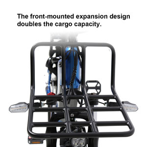 Bicicleta de 20 Pulgadas y 7 Velocidades Equipada con Motor Trasero de 750W y Batería de Alta Capacidad de 48V/20Ah para Entregas, Ebike FAST III 7-Spe - Product Image 3