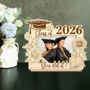 Cross-border <b>graduation</b> season wooden photo <b>frame</b> creative party <b>graduation</b> album home decoration ornament wooden handicrafts - Product Image 3