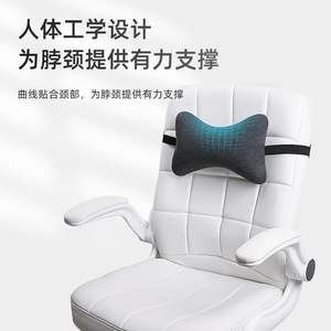 Almohada de soporte lumbar de algodón con memoria, tamaño estándar, funda de algodón puro, firmeza media, para asiento de coche de oficina, uso en las cuatro estaciones - Product Image 4