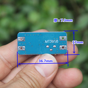 โมดูลเพิ่มแรงดันไฟฟ้า DC-DC 2A 3V 5V อินพุตเป็น 5V 9V 12V 24V บอร์ดปรับแรงดันไฟฟ้าได้ - Product Image 4