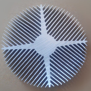 Disipador de Calor de Aluminio Redondo 6063, Diseño de Girasol Plateado, para Iluminación y Electrónica - Product Image 2