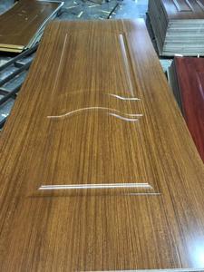 Kaliteli İç Mekan Fabrikadan Doğrudan Satış Kapı Kaplaması MDF/HDF Ahşap Desenli Renk Özelleştirilebilir Melamin Kaplı Fransız Yatak Odası Okul Kapısı - Product Image 2