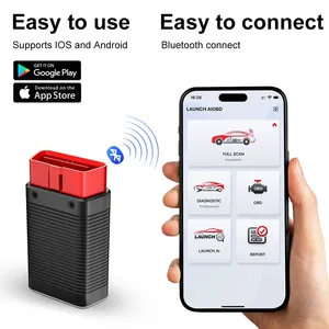 Escáner de Diagnóstico Automotriz LAUNCH AIOBD, Escaneo Completo de Sistemas con Soporte para OBDII, 10 Modos, Escáner de Diagnóstico para Automóviles, Uso con Aplicación Móvil - Product Image 2