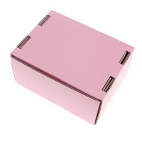 Boîte en carton ondulé pour le commerce électronique, fermeture éclair, boîte d'expédition en papier ondulé, emballage postal, bande de déchirure, kraft rigide, recyclé, adhésif