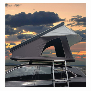 Mejor Precio OEM ODM Tienda de Campaña <span class=keywords><strong>para</strong></span> Techo de SUV <span class=keywords><strong>para</strong></span> 2 Personas, Tipo Concha, de Aluminio Rígido, Lona de Doble Capa, Impermeable - Product Image 1
