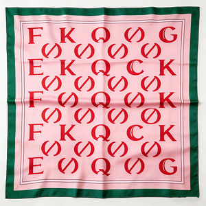 Custom Personalized 90 X 90 Digital Printed Elegant Silk Feeling Head <strong>Scarf</strong> Fashion Women <strong>Chiffon</strong> Silk Neck <strong>Scarf</strong> - Product Image 1