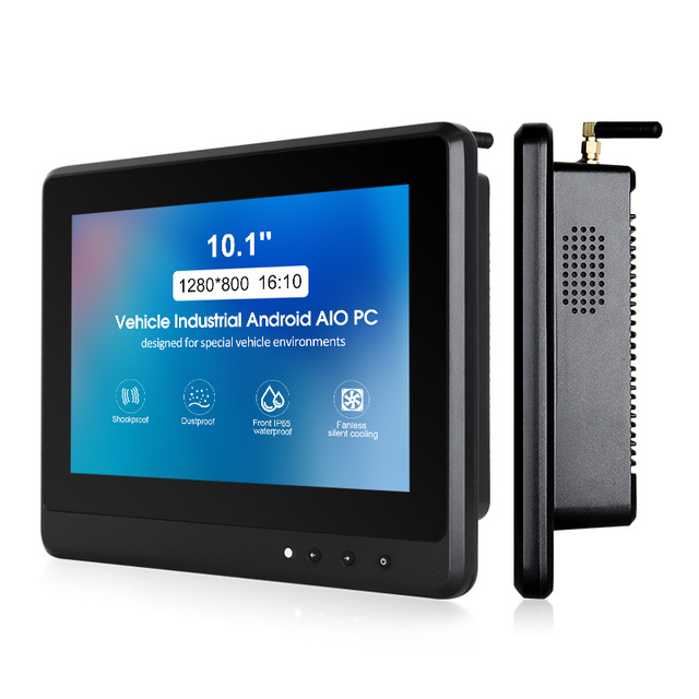 10.1 Inch Android  Industrial Panel PC RK3288 RK3399 Wall-mounted Marine Vehicle Integrated Cpacitive Touch Screen Computer