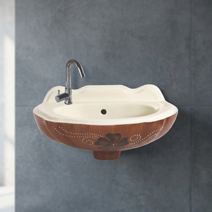 Luxury Rectangular Ceramic Wall Hung Wash Basin European Bathroom Hand Wash Sink for Hotel Projects Wholesale - Product Image 6