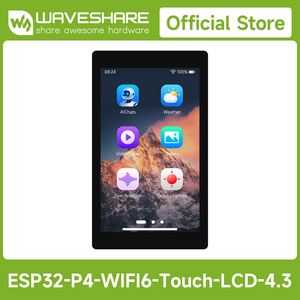 Carte de développement Waveshare ESP32-P4-WIFI6 4,3 pouces, résolution 480*800, écran tactile 5 points, puce de codec audio intégrée, Wi-Fi 6, BLE 5, K592 - Product Image 3