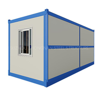 20ft plus récent meilleure vente préfabriqué pliable portable préfabriqué pliant conteneur maisons bureaux