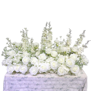 Composizione Floreale 5D in Seta Artificiale con Rose e Peonie per Decorazioni di Matrimoni, Passaggi e Scenografie - Product Image 6