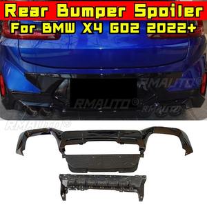 Diffuseur de pare-chocs arrière noir brillant pour BMW X4 G02 2022+ - Accessoire de modification automobile - Product Image 2