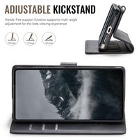 Étui portefeuille détachable 2-en-1 AutSpace pour Samsung S26 Ultra S25 Plus S24 FE avec blocage RFID, porte-cartes en cuir PU et support intégré