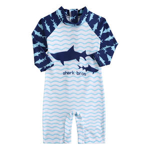 Nouveau style de maillot de bain une pièce à manches longues pour enfants, protection solaire, séchage rapide, en polyester, pour garçons et filles, pour le <span class=keywords><strong>surf</strong></span> des tout-petits - Product Image 5