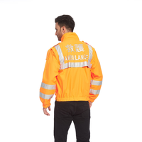 Giacca di Sicurezza Riflettente ad Alta Visibilità per Uomo e Donna |   Giacca da Lavoro Impermeabile e Antivento per Ambulanza e Soccorso con Logo Personalizzato