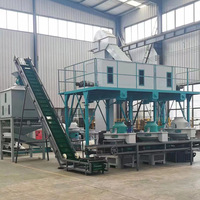 Ligne de machine à granulés d'aliments automatiques Lerford 500-5000 kg/h 380V, équipement de fabrication d'aliments pour volailles