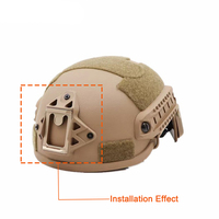 Casque à bosses tactique Casque à bosses FTP tactique VAS Shroud