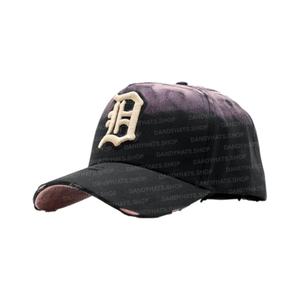 Sombrero G5 Dandy Hats, Gorras de Béisbol Deportivas de 5 Paneles de Gamuza, Bordado de Letras en Tela, Diseño Desgastado, Unisex, Adulto, Halloween - Product Image 2