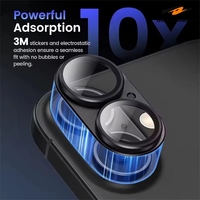 Protection d'objectif intégrale en verre trempé mat monobloc pour iPhone 17 Pro Max 17 Air/Pro – Vente Flash