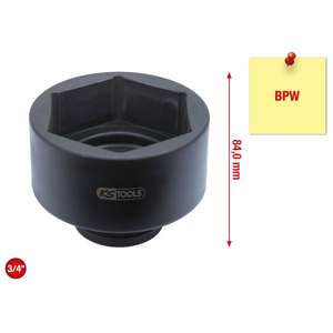 KS TOOLS - 450.0215 Douille d'écrou d'essieu 3/4 ''BPW-EAN 4042146373514 HEAVY VEHICLES - Product Image 1