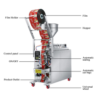 Máquina Automática para Envasar Pasta de Chile, Máquina para Llenar Bolsitas Pequeñas con Miel, Máquina para Envasar Salsa de Tomate con Función de Agitación