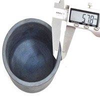 Creuset en carbure de silicium (SiC) pour la fusion, le soudage, la découpe, haute résistance aux chocs thermiques, fabrication par frittage réactionnel