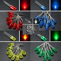 Lámpara LED DIP de 3mm 5mm 8mm en Línea con Colores de Emisión Blanco Cálido 0.06W DC 6V para Indicador de Pantalla