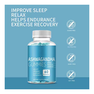 KSM-66 di gummie Ashwagandha con vitamina <span class=keywords><strong>D</strong></span> e Formula di sollievo dallo Stress integratore a base di erbe naturali produttore di OEM - Product Image 4