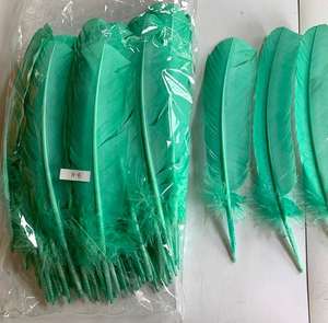 DIY 핑크 퀼 꼬리 터키 깃털 공예 머리 장식 모자 헤어 의상 코스프레 액세서리 카니발 파티 웨딩 꽃 장식 - Product Image 3