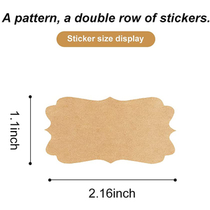 <span class=keywords><strong>2025</strong></span> Tùy Chỉnh Nâu Kraft Nghệ Thuật Nhãn Dán Hot Bán Chống Xước Chống Thấm Nước Hộp Thiệp Chúc Mừng Bù Đắp Thùng Carton - Product Image 4