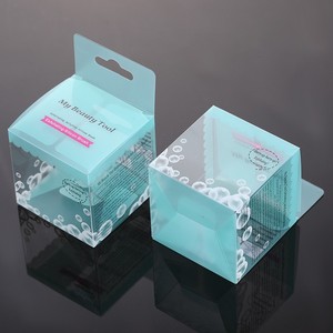 Fabricants vendant des boîtes pliantes transparentes en forme d'œuf en PET Emballage indépendant de beauté en matériaux recyclés écologiques - Product Image 3