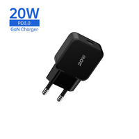 Chargeurs rapides USB-C ultra rapides Tommox 20W PD Type-C, chargeurs de téléphone portable, vente en gros, adaptateur de chargeur mural GaN pour iPad iPhone