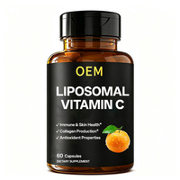 Capsules de Vitamine C Liposomale en Gros OEM, 60 Comprimés, Complément Alimentaire, Distributeur