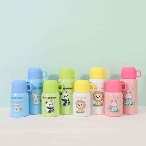 316 Stainless Steel Insulated Water Bottle Pop-Up Lid Portable Thermal Bottle <b>Large</b> Capacity Food Grade Travel Mug - Product Image 1