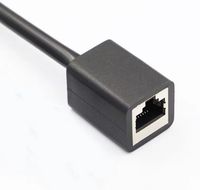 Câble Réseau Ethernet Blindé CAT6 RJ45 Mâle-Femelle 8P8C UTP FTP SFTP avec Gaine PVC et Connecteur Plaquage Or pour Montage sur Panneau