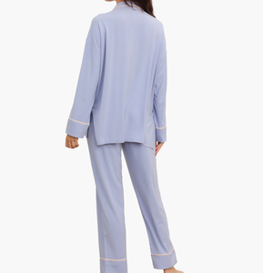 Camisón de Punto para Mujer Talla Grande, Ropa de Dormir para Maternidad, Conjunto de Pijama de Bambú Viscosa Ecológica, Ropa de Dormir Transpirable para <span class=keywords><strong>Embarazadas</strong></span> - Product Image 4