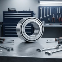 Roulement de moyeu de roue en acier chromé DAC43790041 38ABS 44300 SR3 A02 VKBA3246 avec anneau de capteur ABS, pièces détachées automobiles